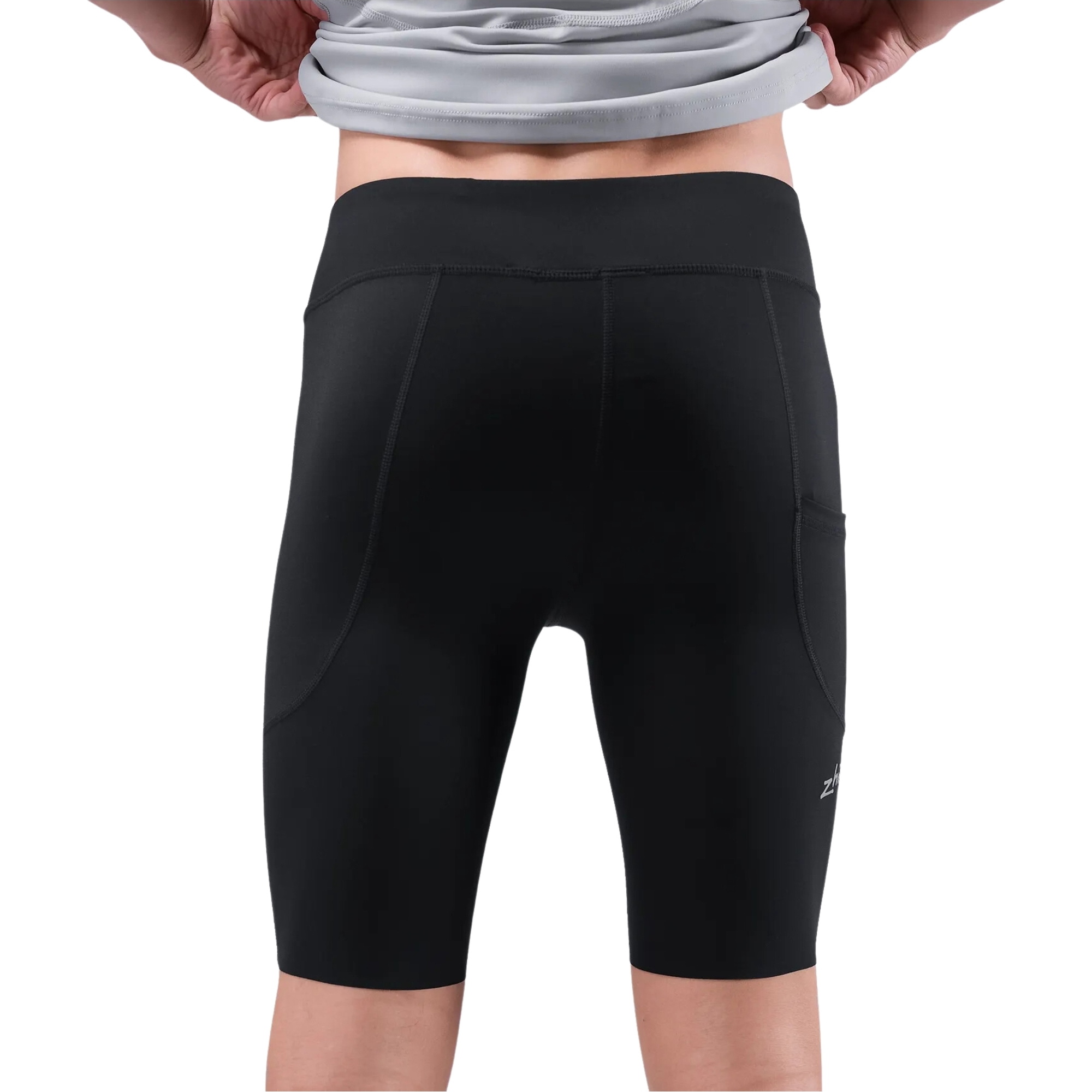 2026 Zhik Mens Eco Spandex UPF50+ Shorts SRT-0063-M-BLK - Black